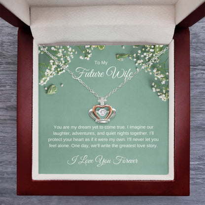 Romantic Jewelry for Future Wife – Heart Necklace Gift for Her