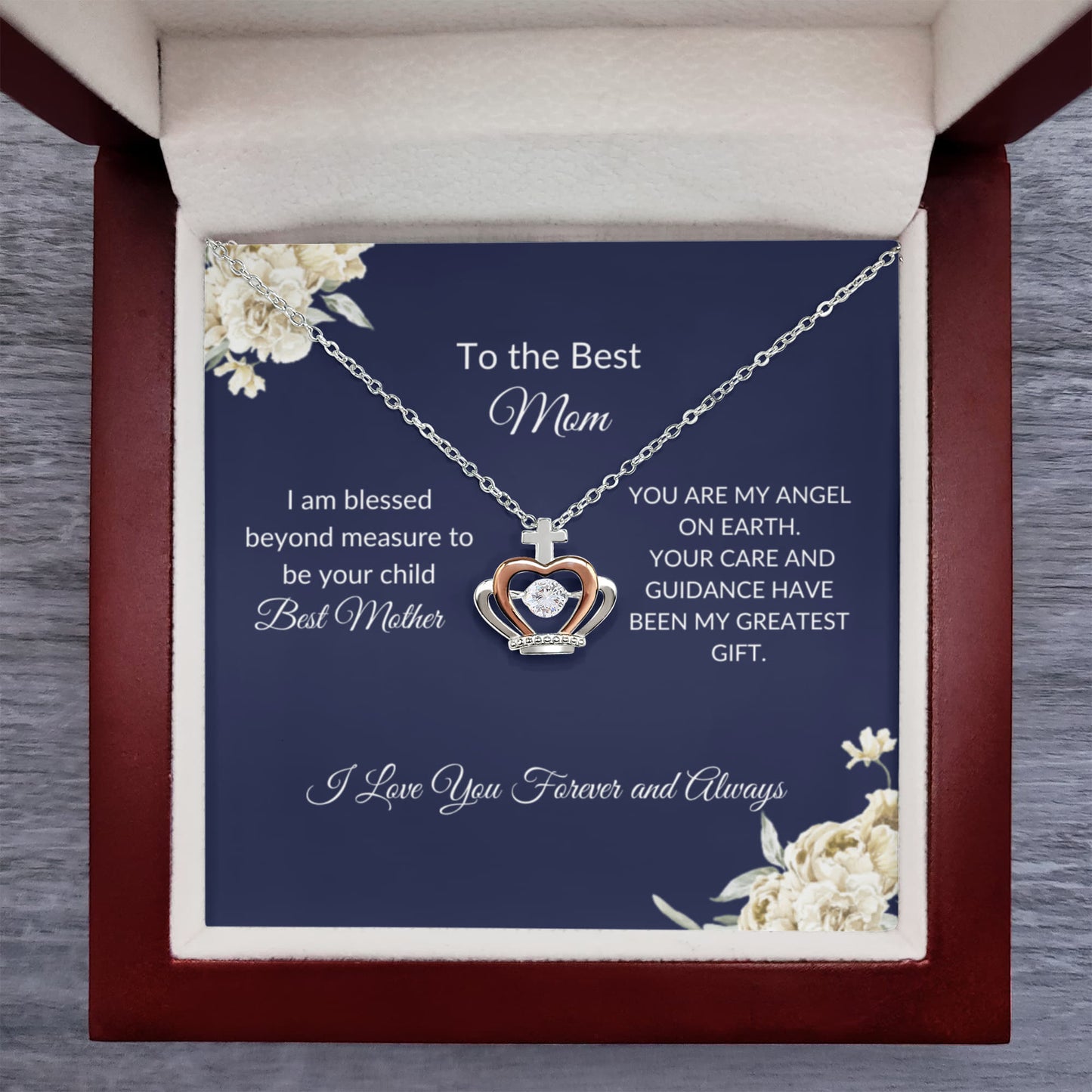 To My Mom – Dazzling Necklace for Mother's Day & Birthdays