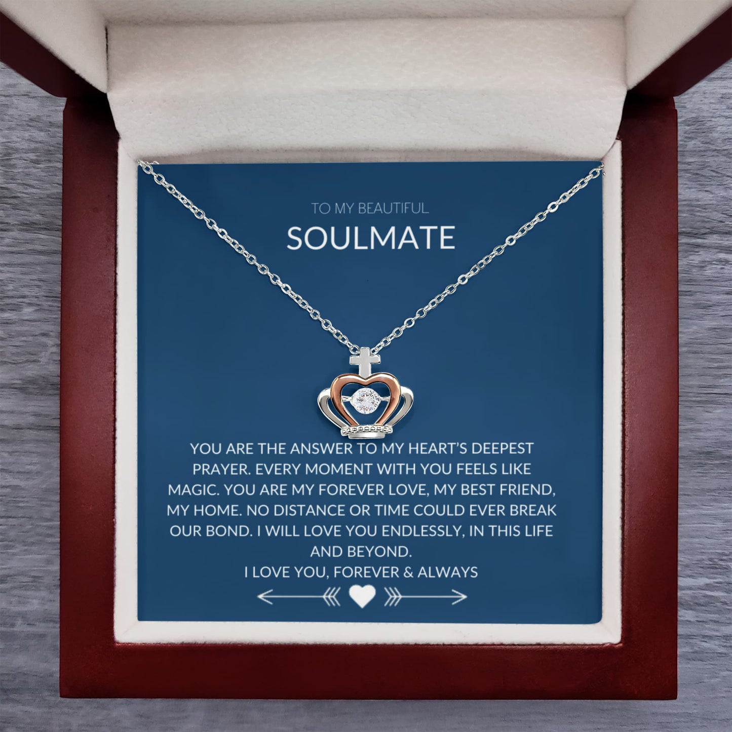 To My Soulmate – Forever Love Necklace
