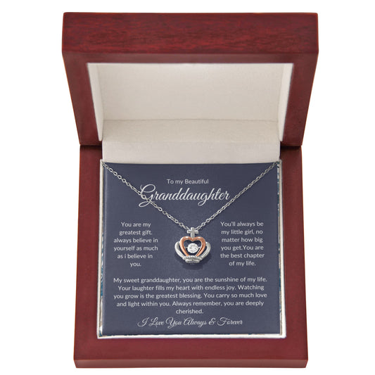 To My Granddaughter Necklace – Meaningful Jewelry Gift