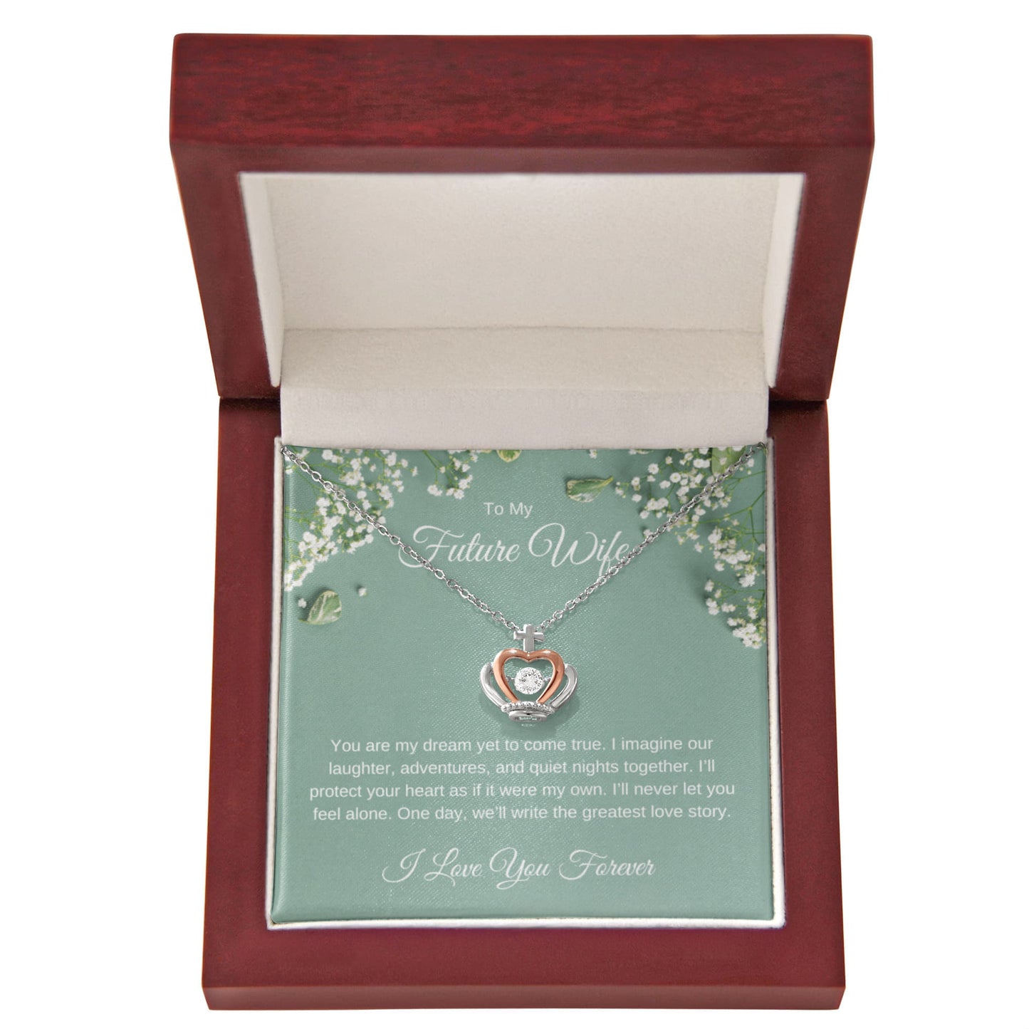 Romantic Jewelry for Future Wife – Heart Necklace Gift for Her
