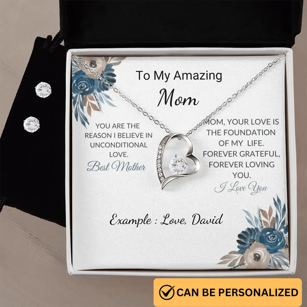 To My Amazing Mom - From Son – Personalized Forever Love Gift Set prime Collection Hub